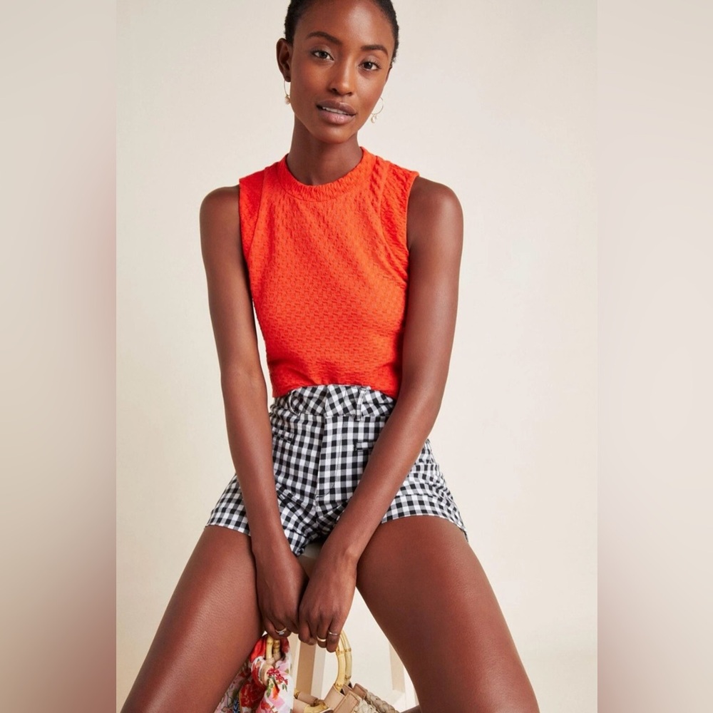 Anthropologie Maeve Barbara Jacquard Knit Top Size S